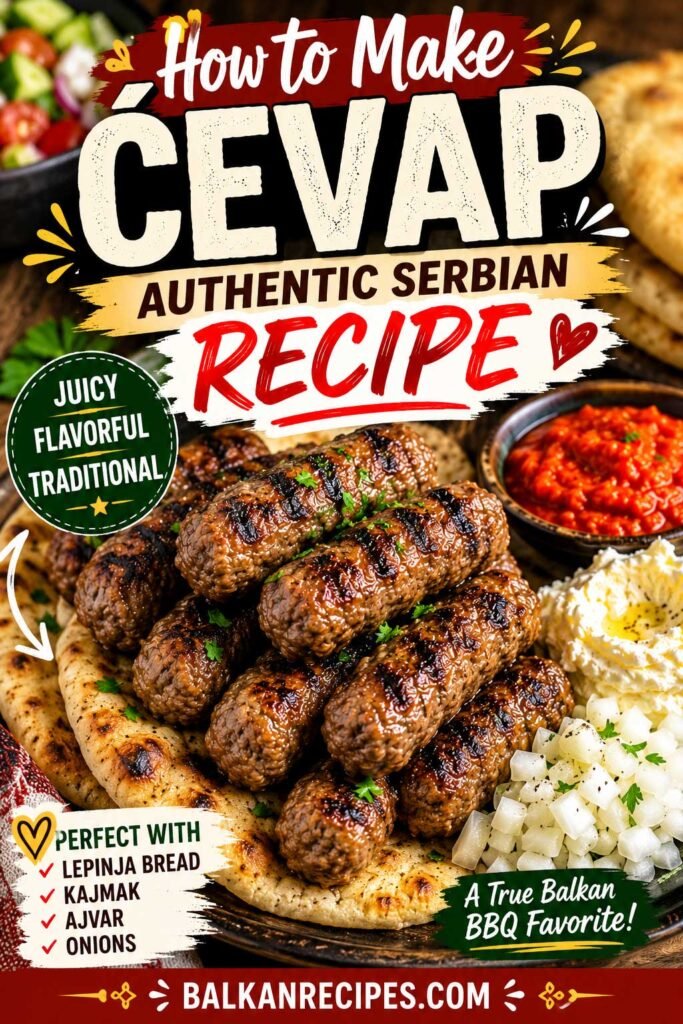 How to make authentic beef and lamb cevapi recipe