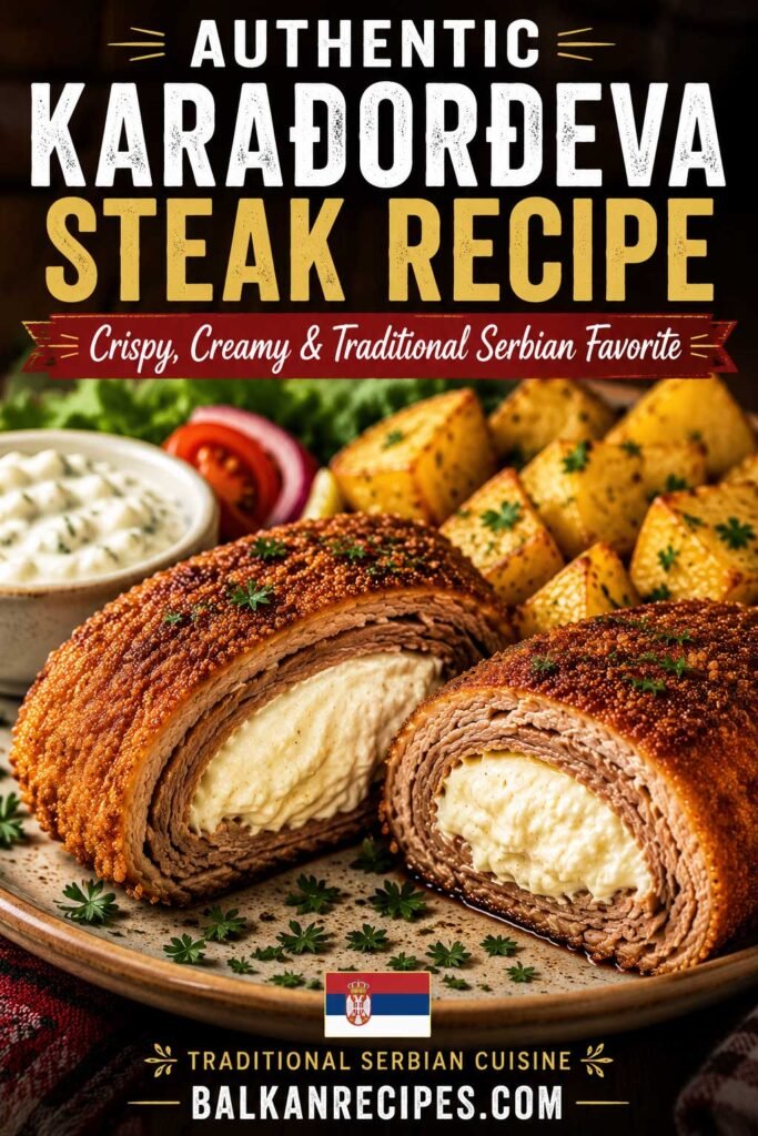 Authentic Karađorđeva steak recipe