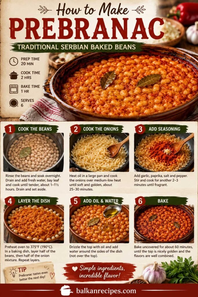 How To Make Serbian Baked Beans Prebranac Recipe