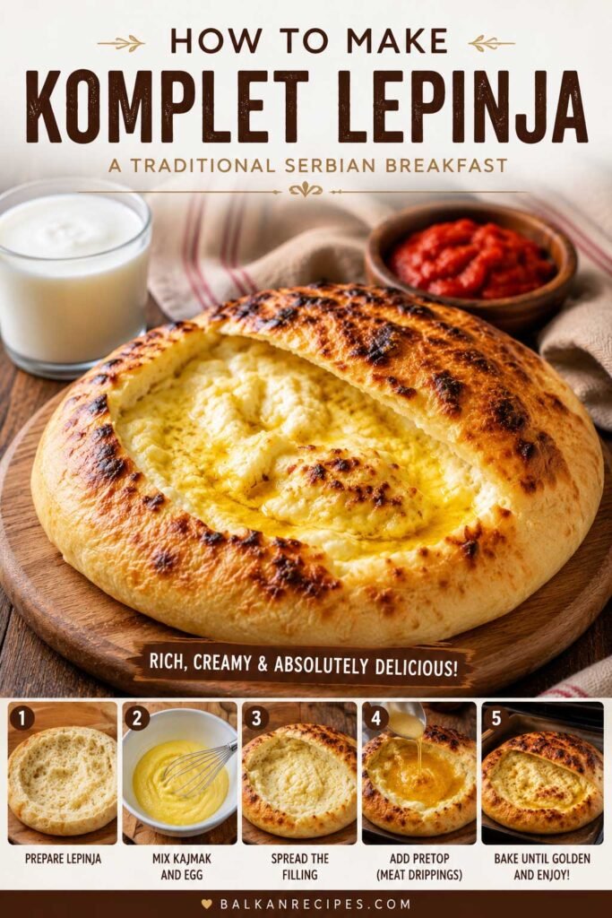 How to make komplet lepinja recipe