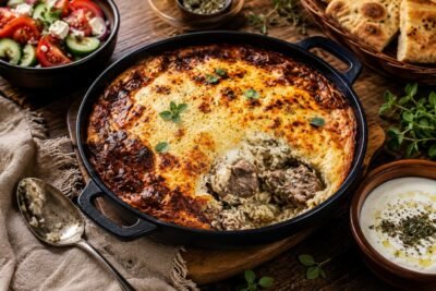 Albanian Baked Lamb and Yogurt recipe