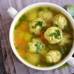 Lamb Meatballs with Lemon Broth and Chard