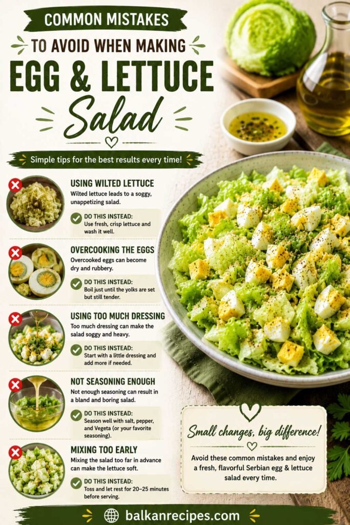 Healthy Egg Salad with Lettuce recipe Common Mistakes To Avoid