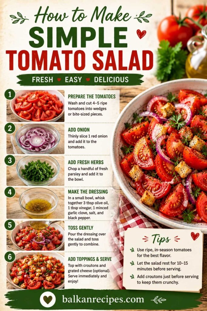 How To Make Serbian Jednostavna Paradajz Salata recipe