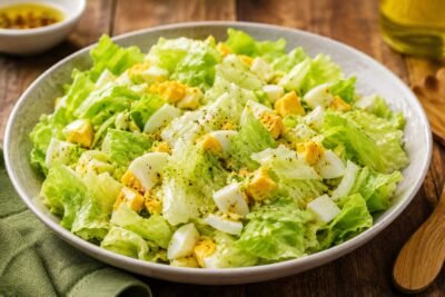 Serbian Egg and Lettuce Salad recipe