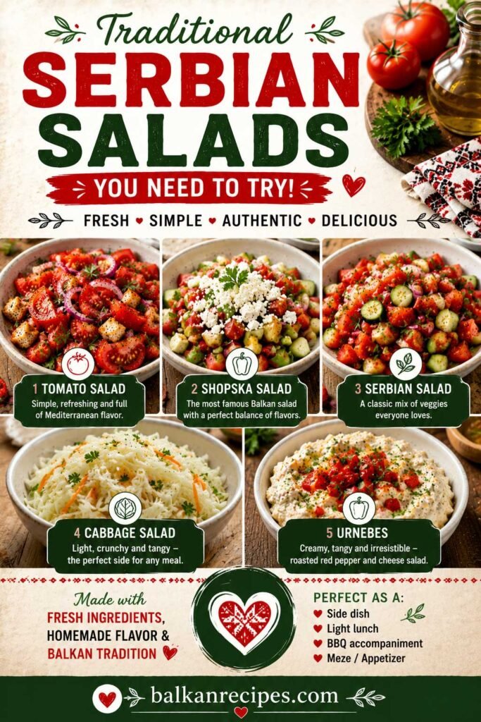 Traditional Serbian Salads To Try