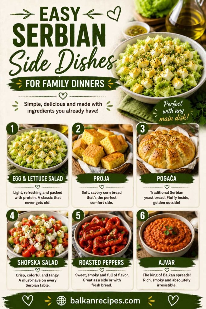 Traditional Serbian side dishes