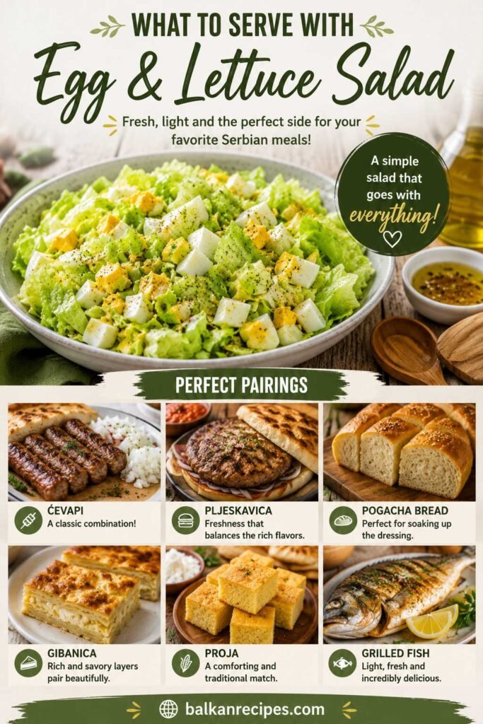What To Serve With Egg and Lettuce Salad recipe