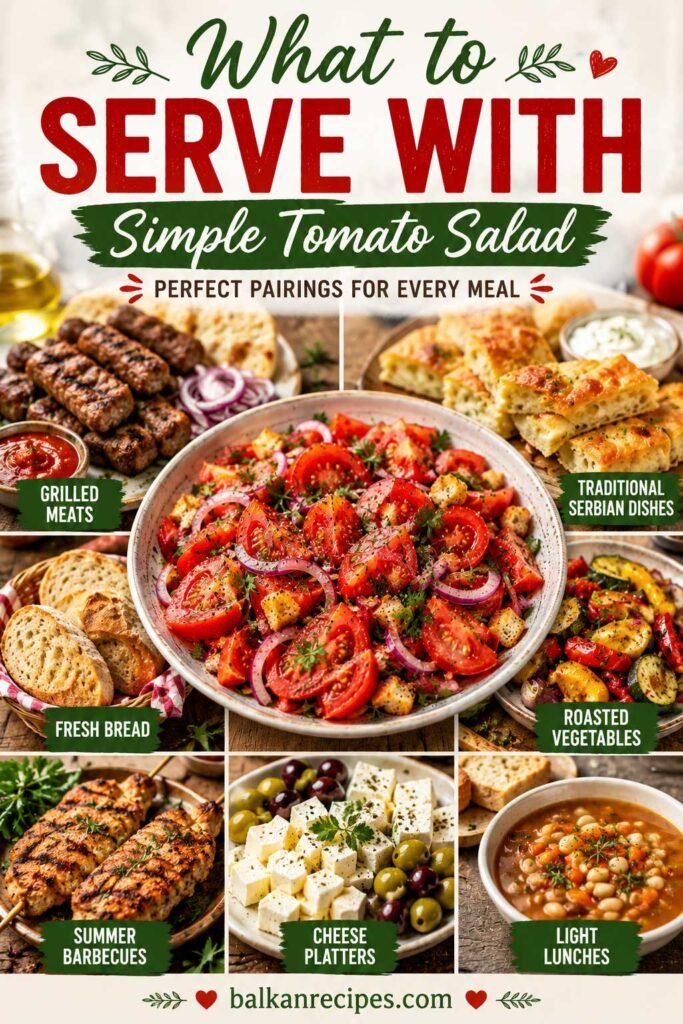 What To Serve With Simple Tomato Salad Recipe