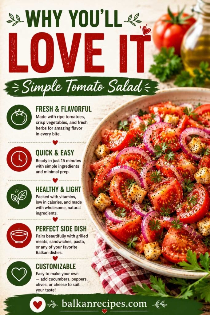 Why people love traditional serbian tomato salad