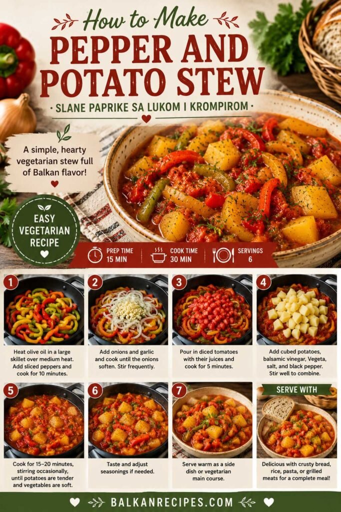 Pepper and Potato Stew Recipe 5 How to Make Pepper and Potato Stew recipe