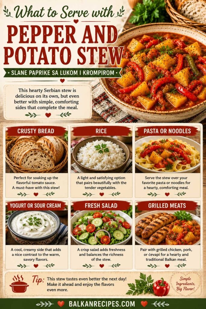 Pepper and Potato Stew Recipe 8 Serbian Pepper and potato stew pairings guide