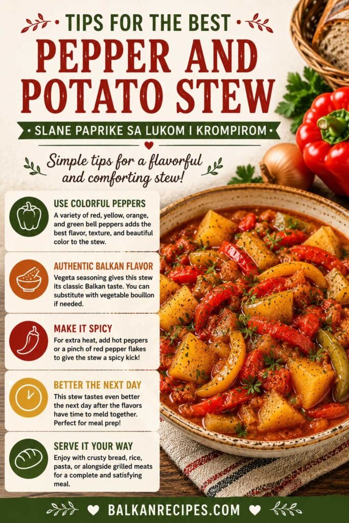 Pepper and Potato Stew Recipe 7 Tips for the Best Serbian Pepper and Potato Stew