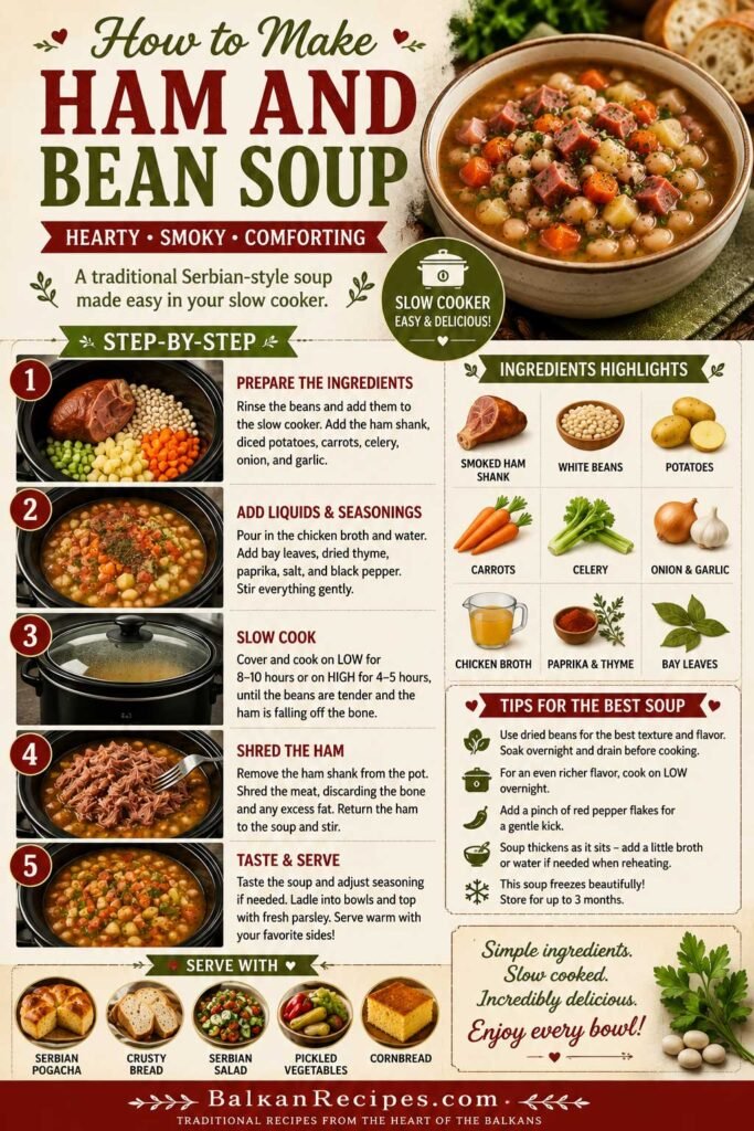 How to Make Serbian Bean Soup with Ham recipe