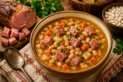 Serbian Ham and Bean Soup recipe