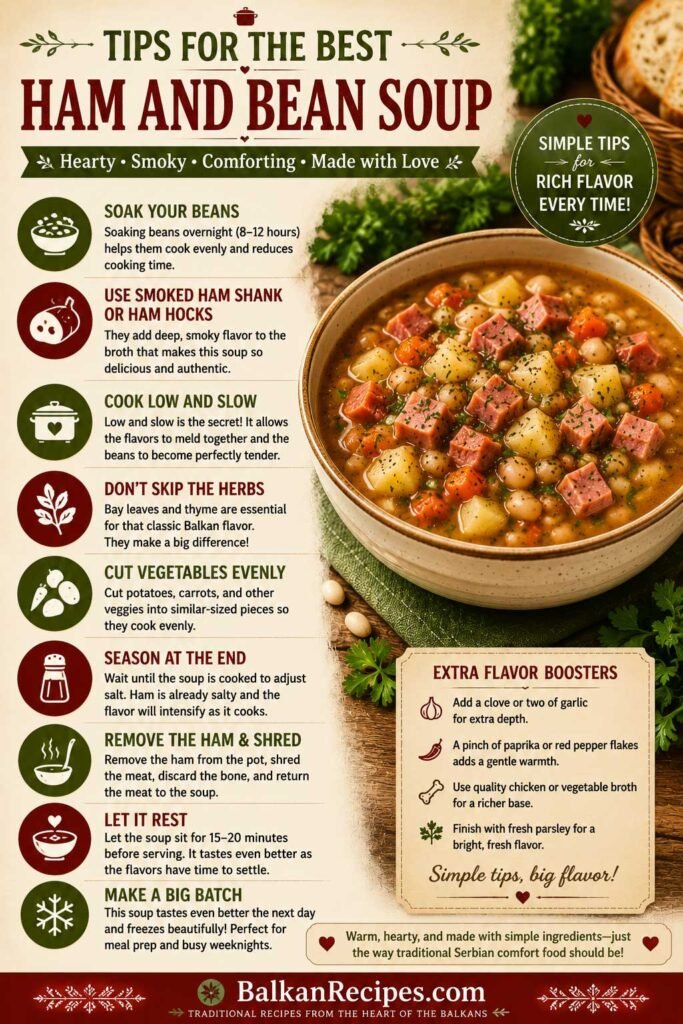 Tips for perfect ham and bean soup recipe