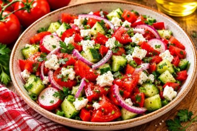Traditional Serbian salad recipe