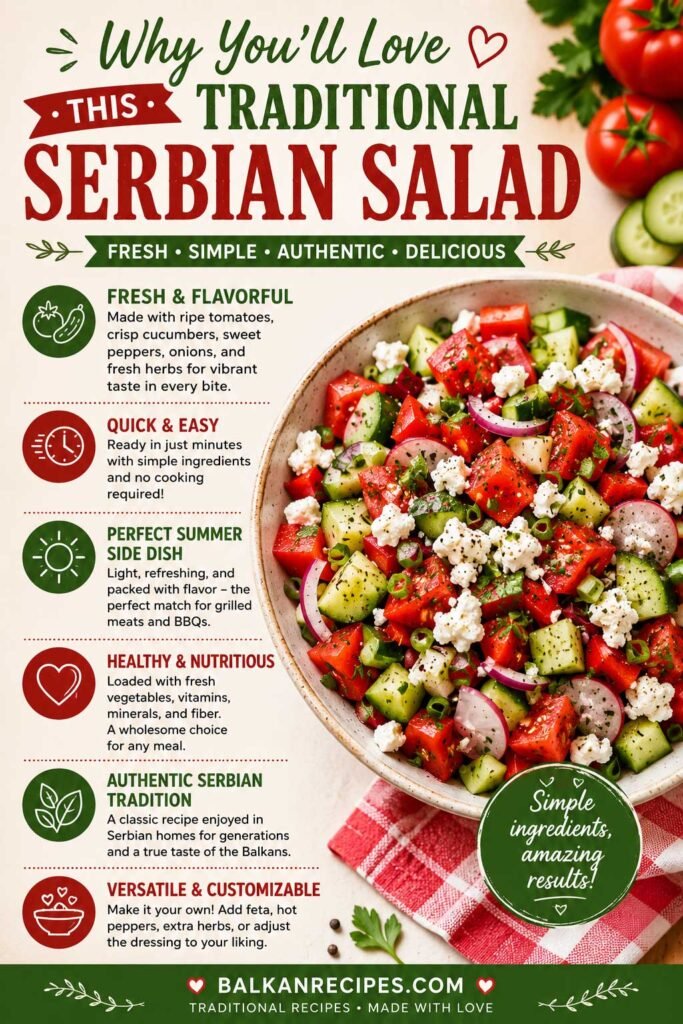 Traditional Serbian salad recipe guide