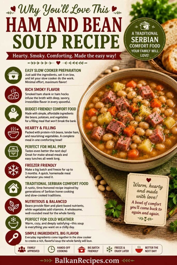 traditional Serbian ham and bean soup recipe