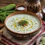 Traditional Bulgarian Tarator Recipe Cold Cucumber yogurt Soup Recipe
