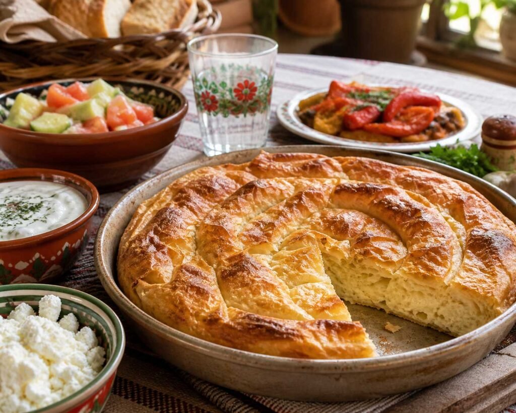 Traditional Bulgarian Banitsa recipe Bulgarian feta pie