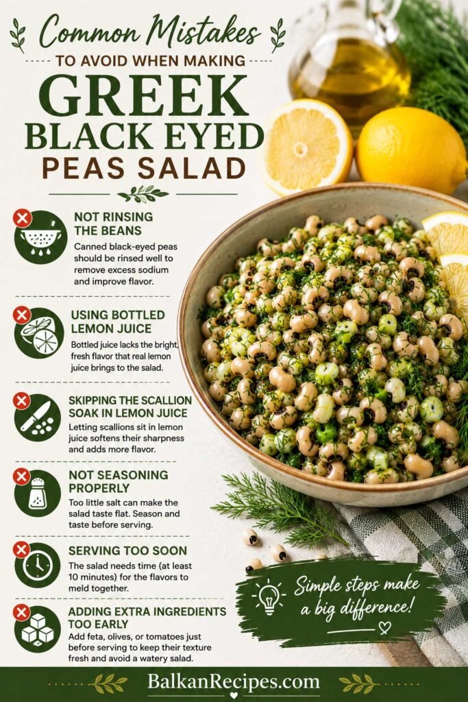 Black-Eyed Pea Salad Mistakes Guide