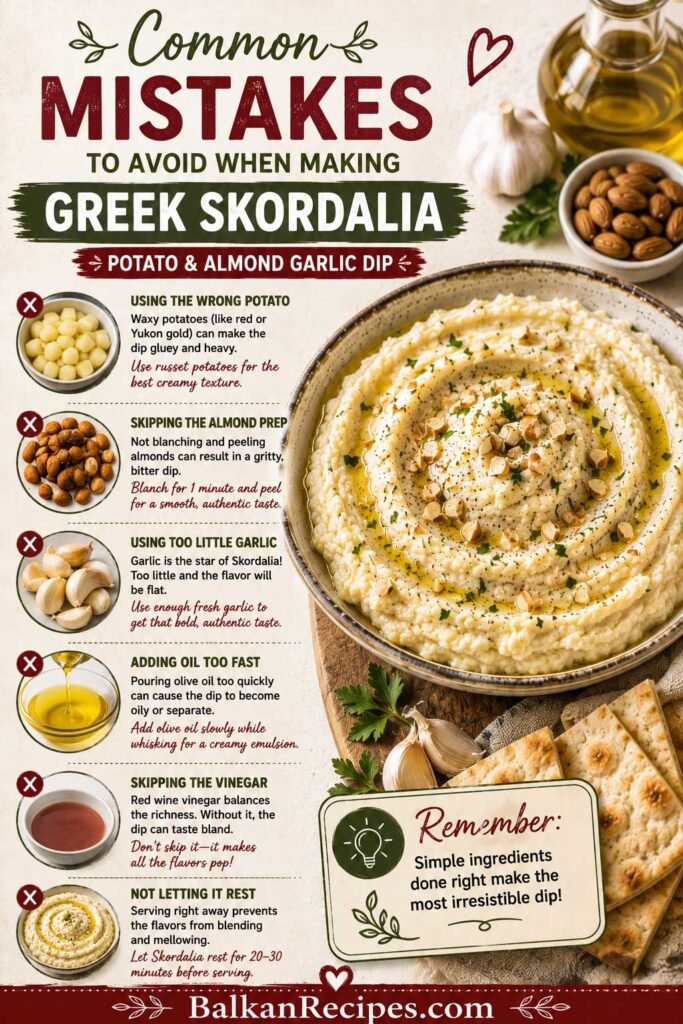 Greek Potato and Almond Dip Common Mistakes to Avoid