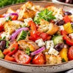 Easy Greek Panzanella recipe