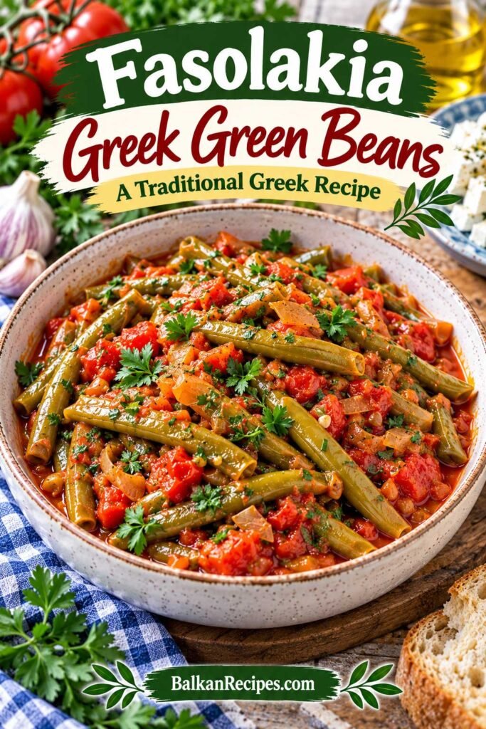 Fasolakia (Greek Green Beans) 2 Fasolakia Greek Green Bean Stew recipe