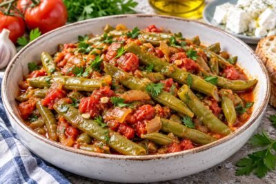 Fasolakia Greek Green Beans Recipe