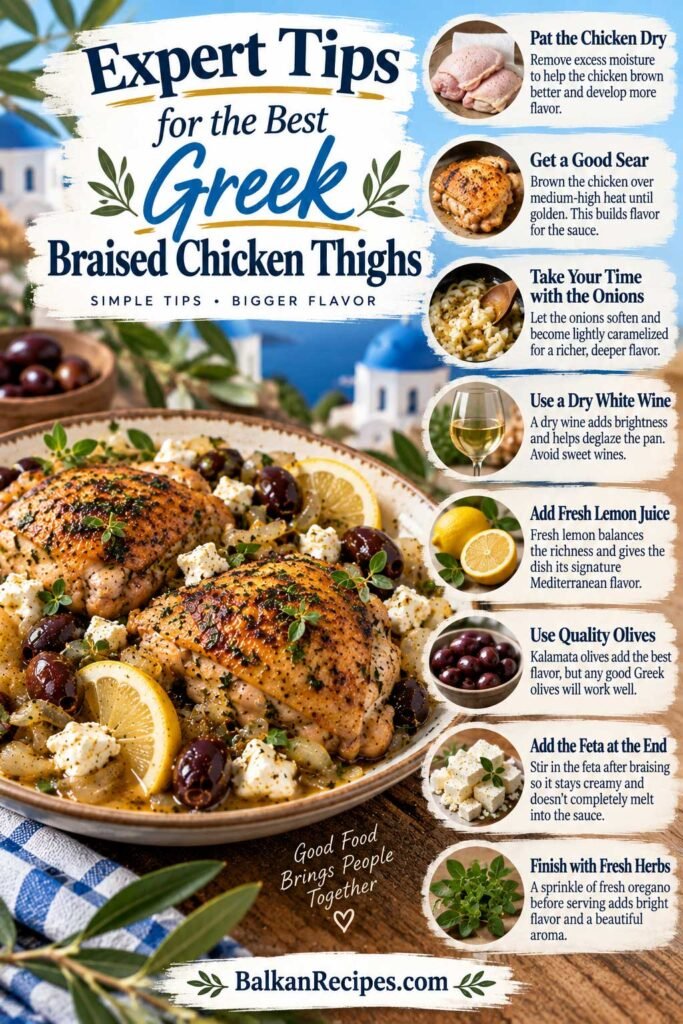 Greek Braised Chicken Expert Tips