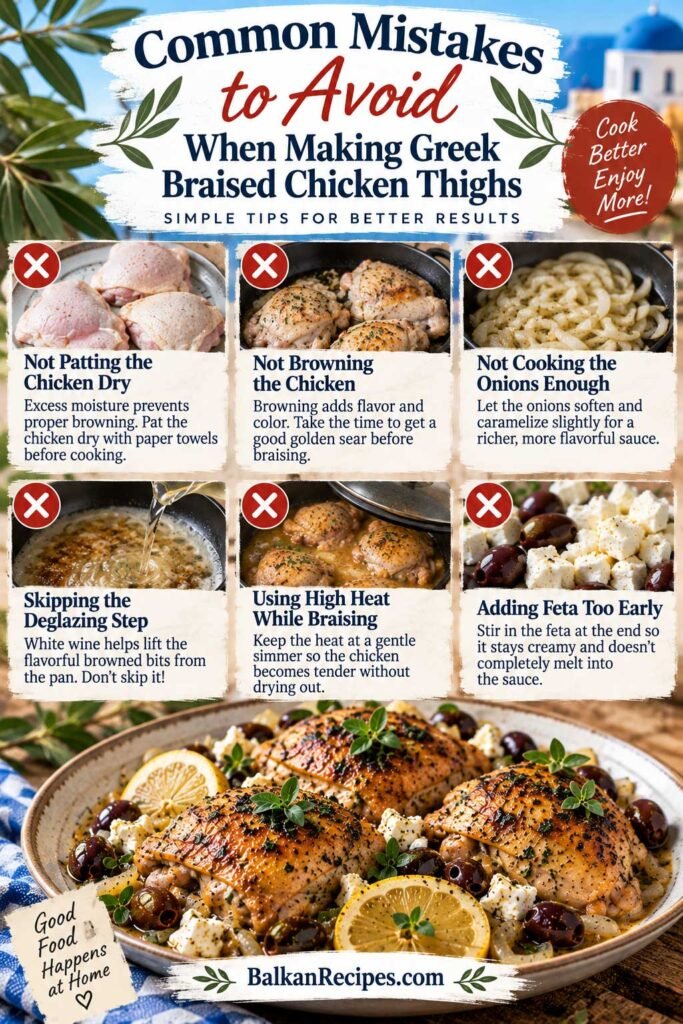 Greek Braised Chicken Mistakes to Avoid