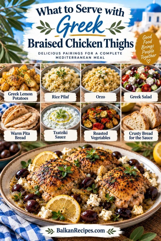 Greek Braised Chicken Pairings