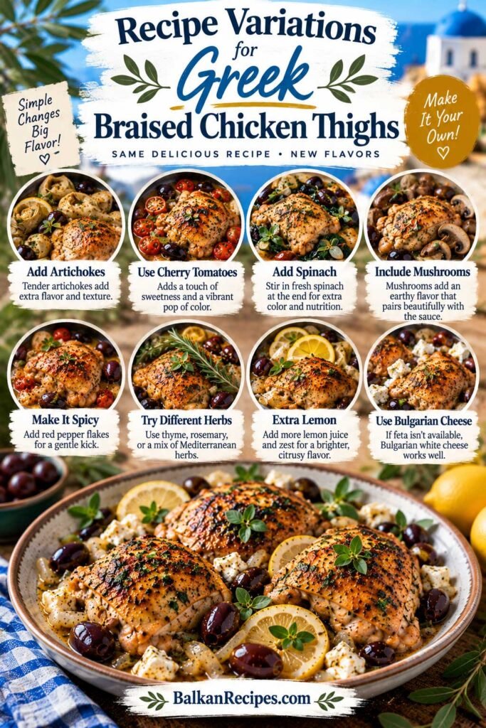 Greek Braised Chicken Recipe Variations