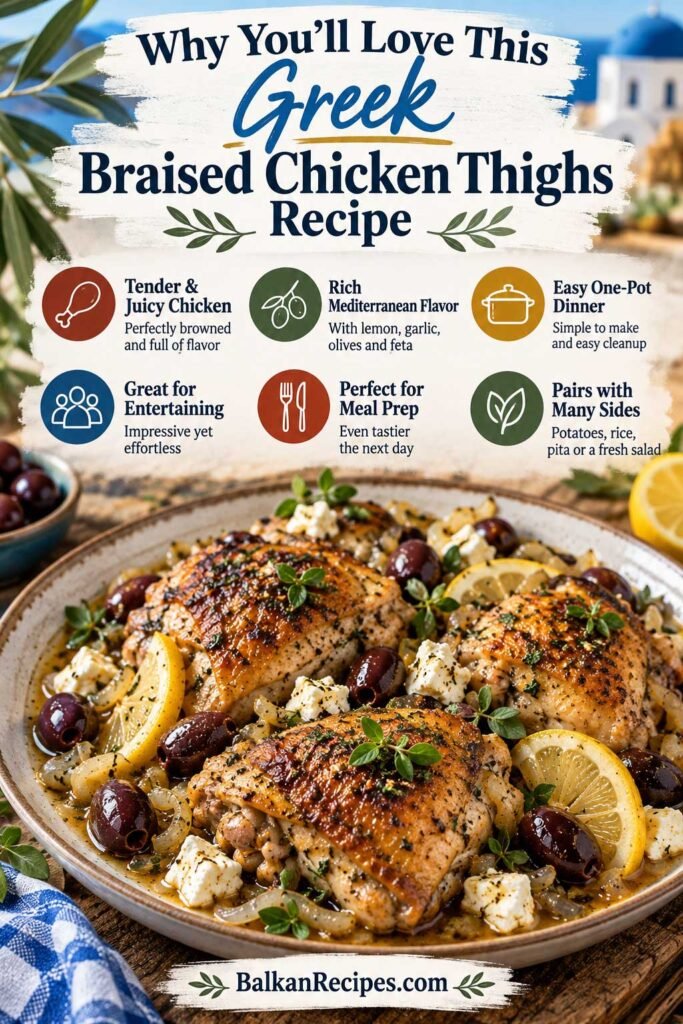 Greek Braised Chicken Thighs Recipe