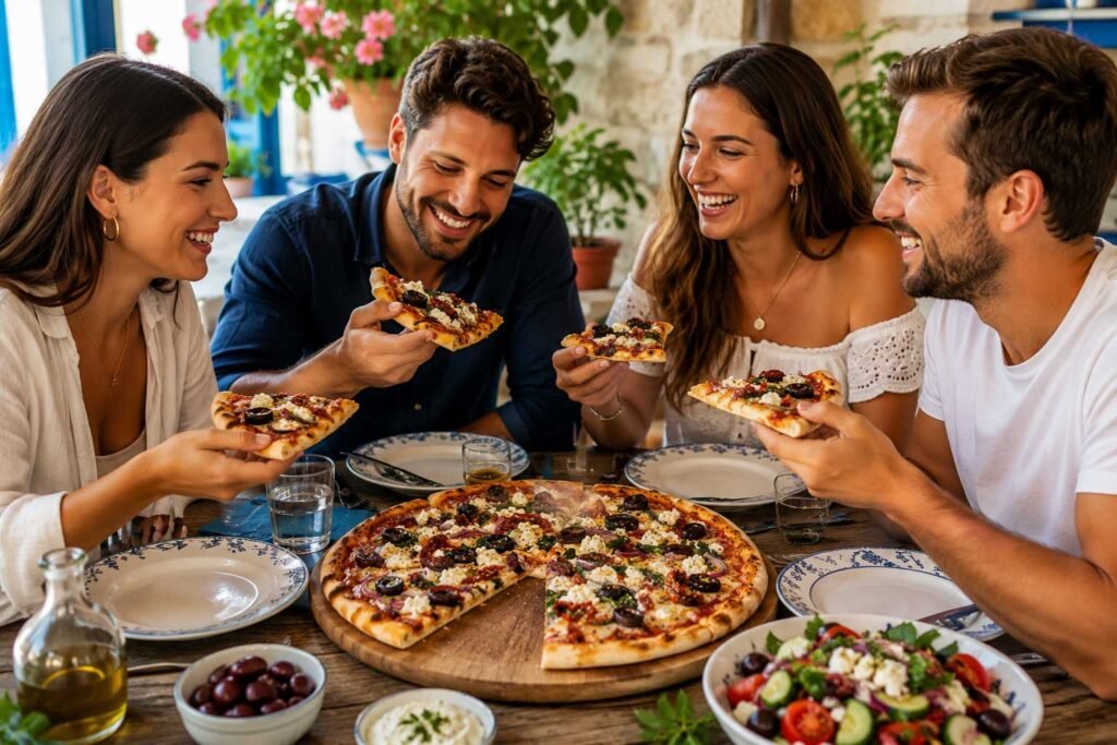 Greek Pizza Recipe 2 Greek feta pizza recipe