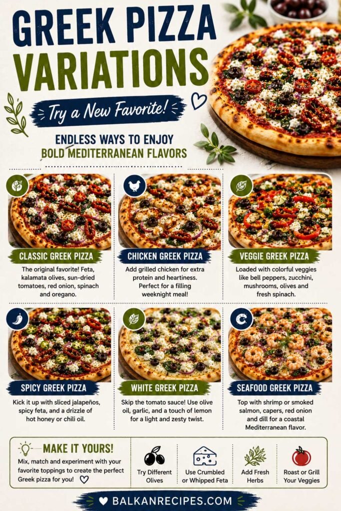 Greek Pizza Recipe 8 Greek pizza variations and ideas