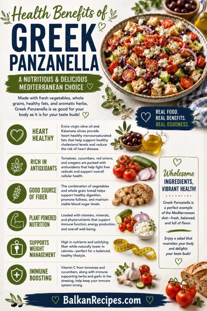 Health Benefits of Greek Panzanella