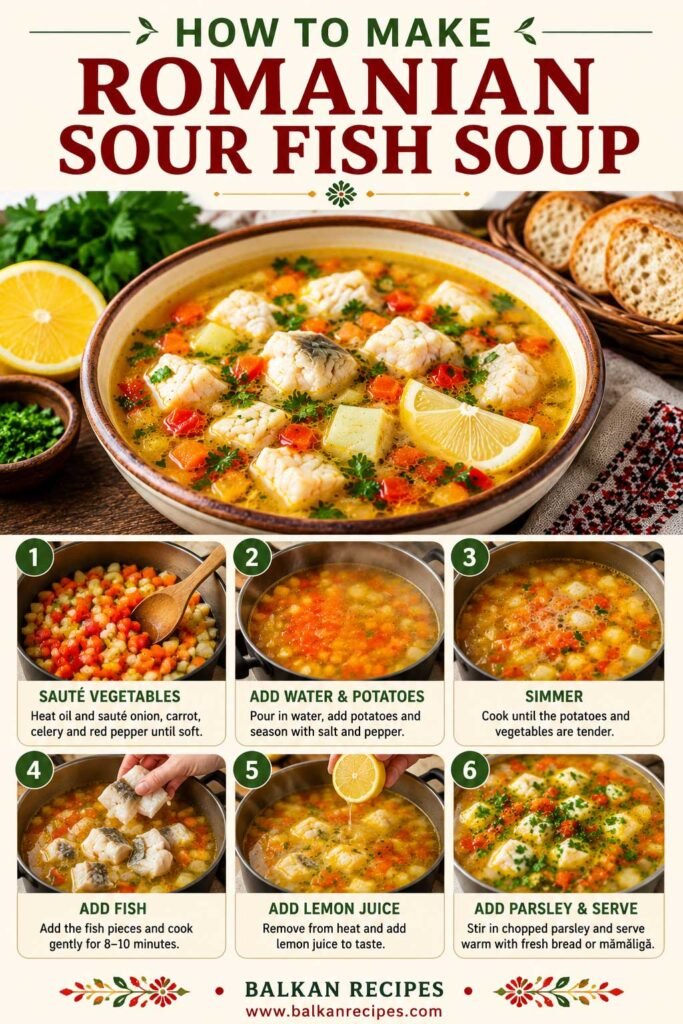 How To Make Romanian Sour Fish Soup recipe
