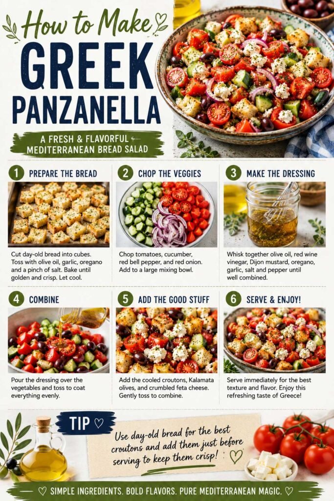 How to Make Greek Panzanella