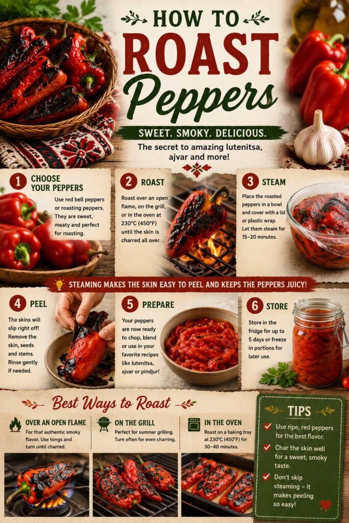 How to Roast Peppers Properly