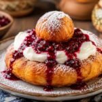 Romanian Fried Cheese Doughnut Recipe (Papanasi) 5 Romanian Fried Cheese Doughnut Recipe Papanasi