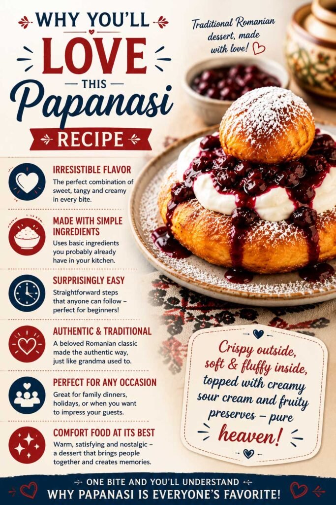 Romanian Fried Cheese Doughnut Recipe (Papanasi) 3 Romanian Papanasi Recipe Fried Cheese Doughnut