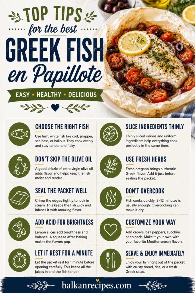 Tips for the Best Greek Fish en Papillote recipe