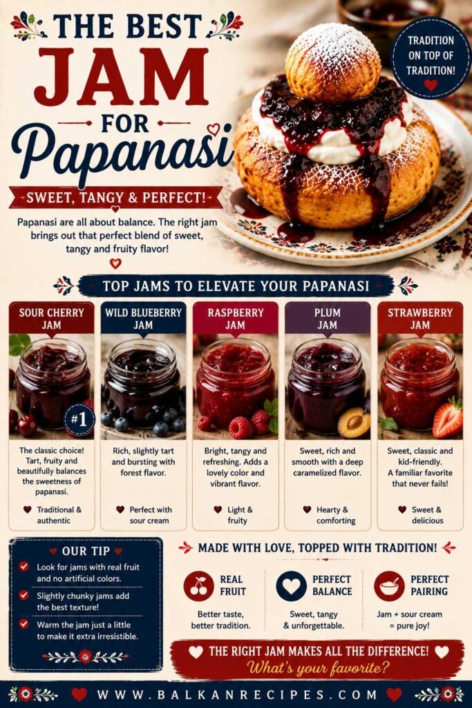 Romanian Fried Cheese Doughnut Recipe (Papanasi) 6 Traditional Romanian Toppings For Papanasi