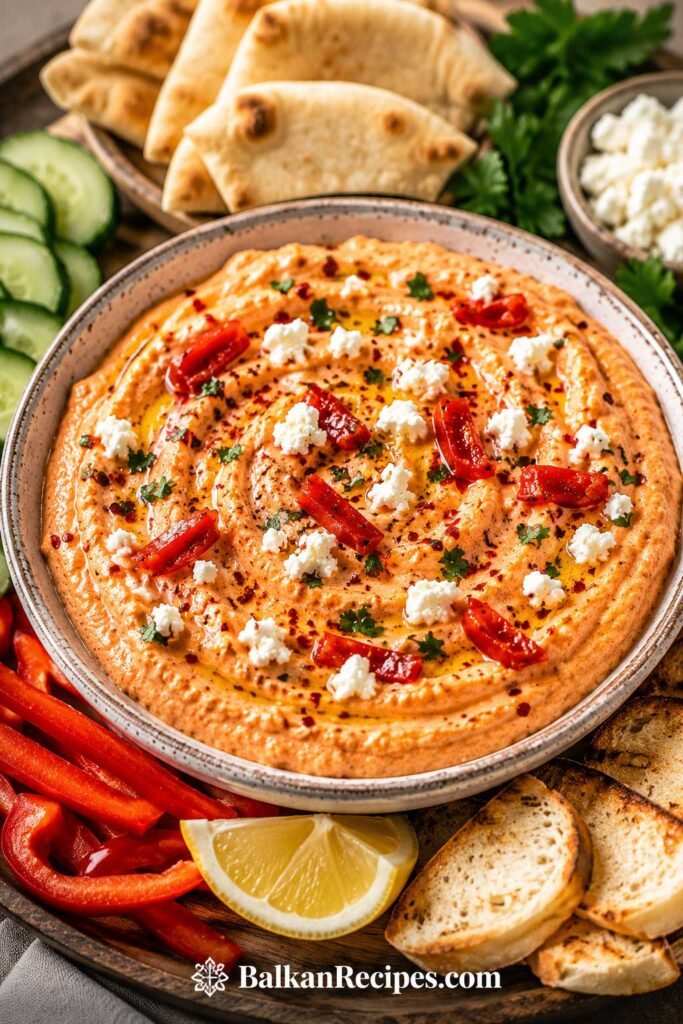 What Is Feta and Red Pepper Dip