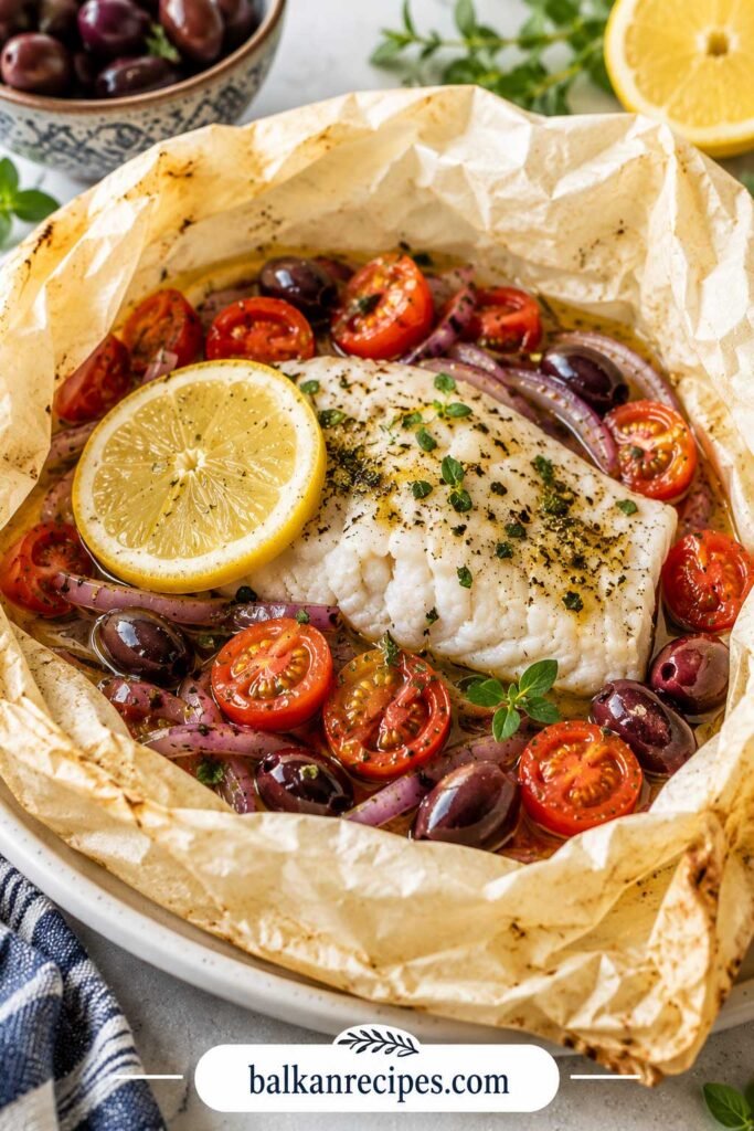 What Is Greek Fish en Papillote recipe