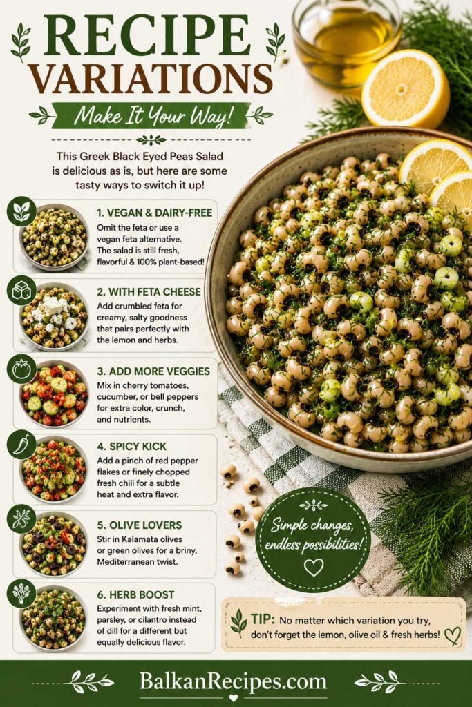 healthy Greek salad easy black eyed peas recipe Variations