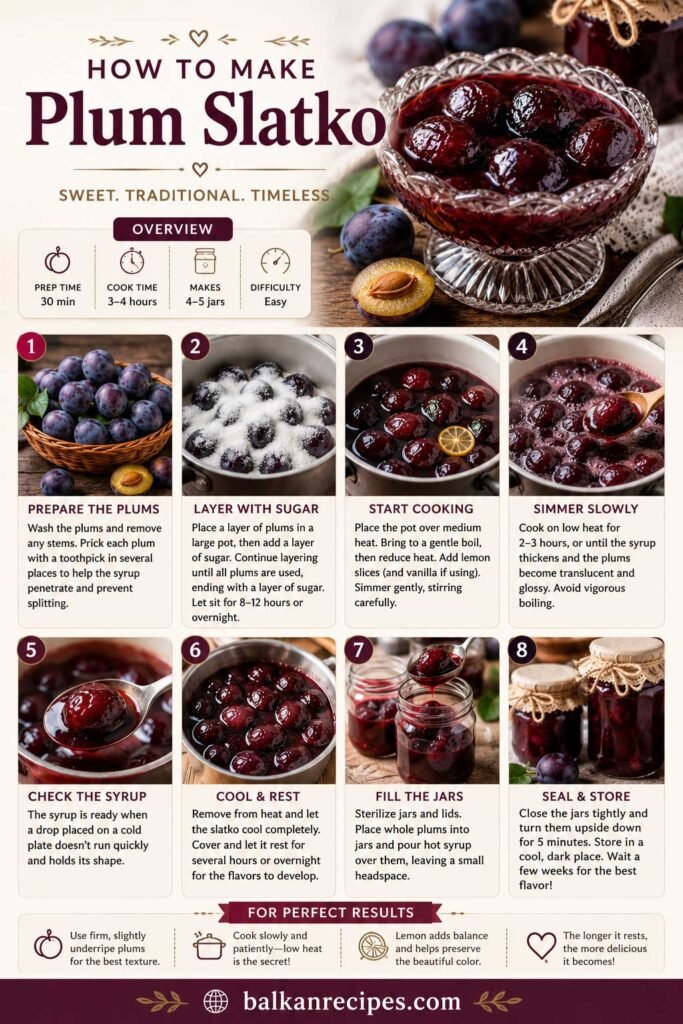 Plum Slatko Recipe 4 how to make plum preserve recipe
