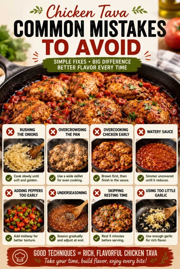 Common Mistakes to Avoid When Making Chicken Tava
